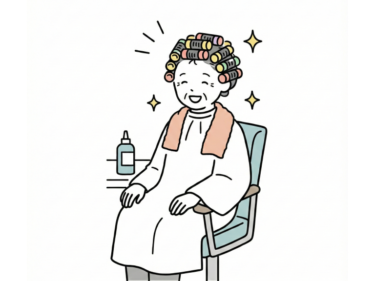 パーマ・カラー対応